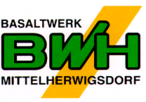 Logo: BWH Basaltwerk Mittelherwigsdorf GmbH & Co. KG