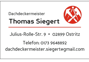 Logo: Dachdeckermeister Thomas Siegert