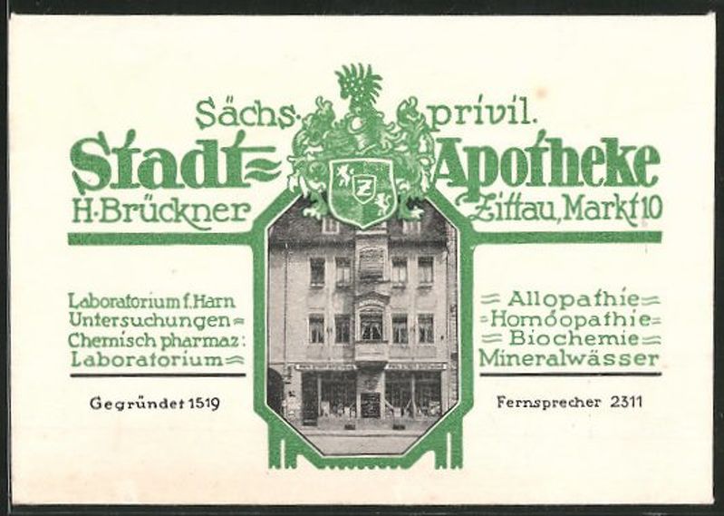 Imagebild: Stadt-Apotheke Zittau