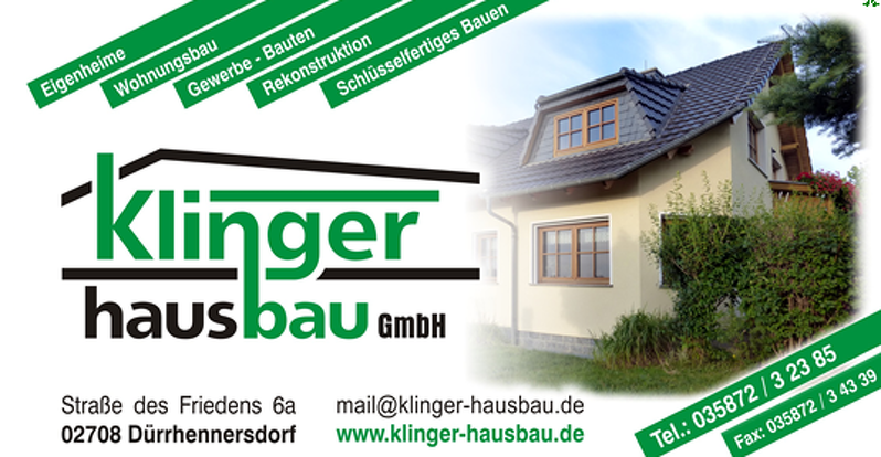 Imagebild: Klinger Hausbau GmbH