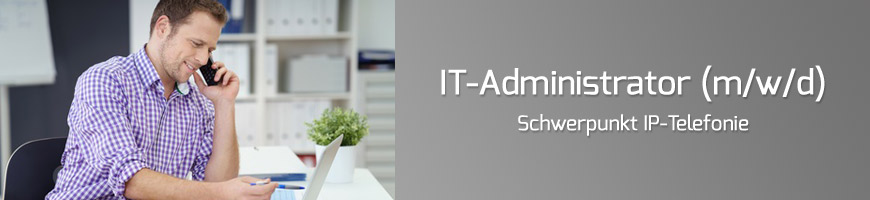 Bild zur Stelle IT-Administrator (m/w/d) - Schwerpunkt IP-Telefonie