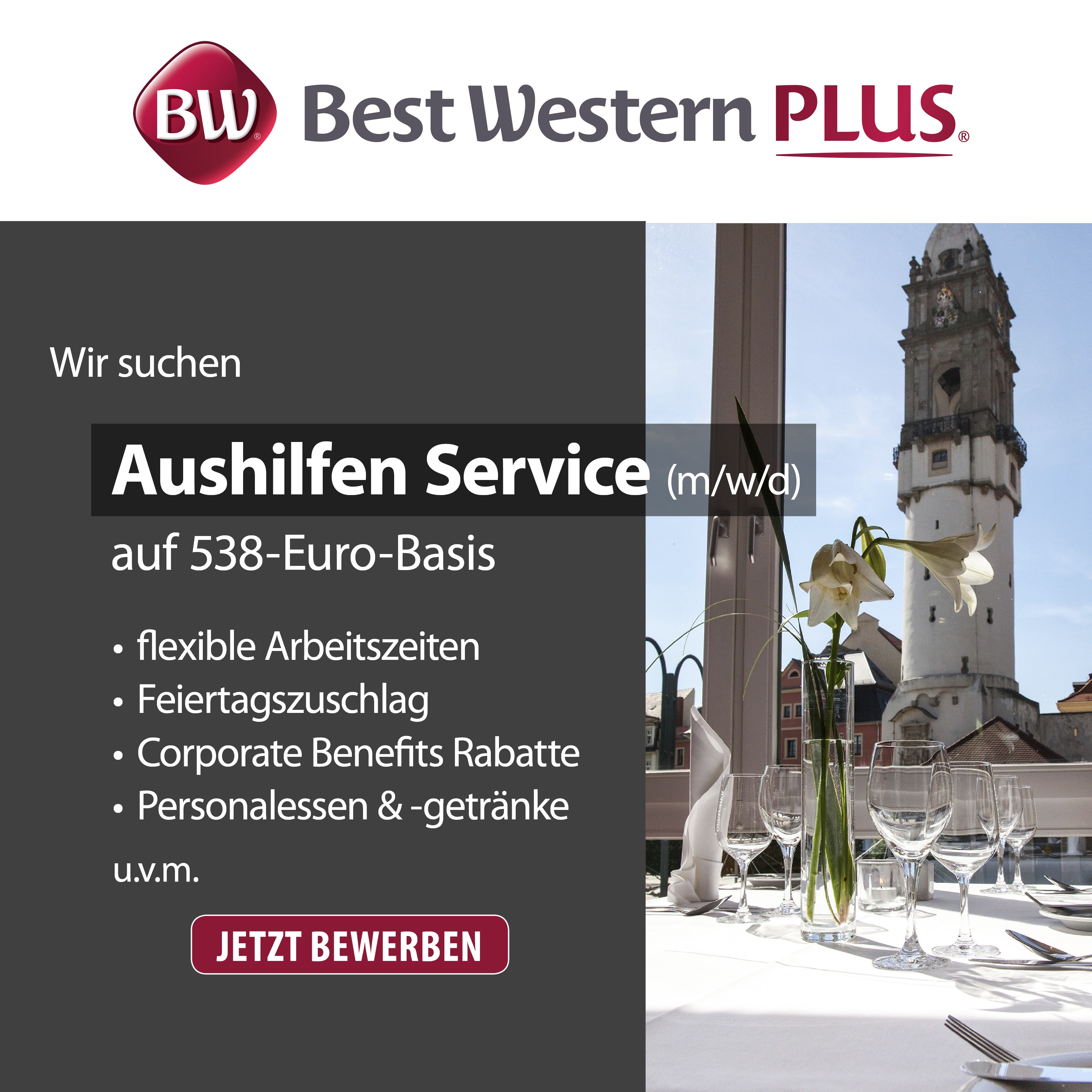 Bild zur Stelle Aushilfe im Service (m/w/d)