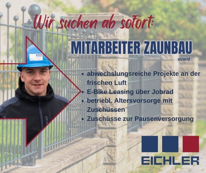 Bild zur Stelle Mitarbeiter Zaunbau (m/w/d) 