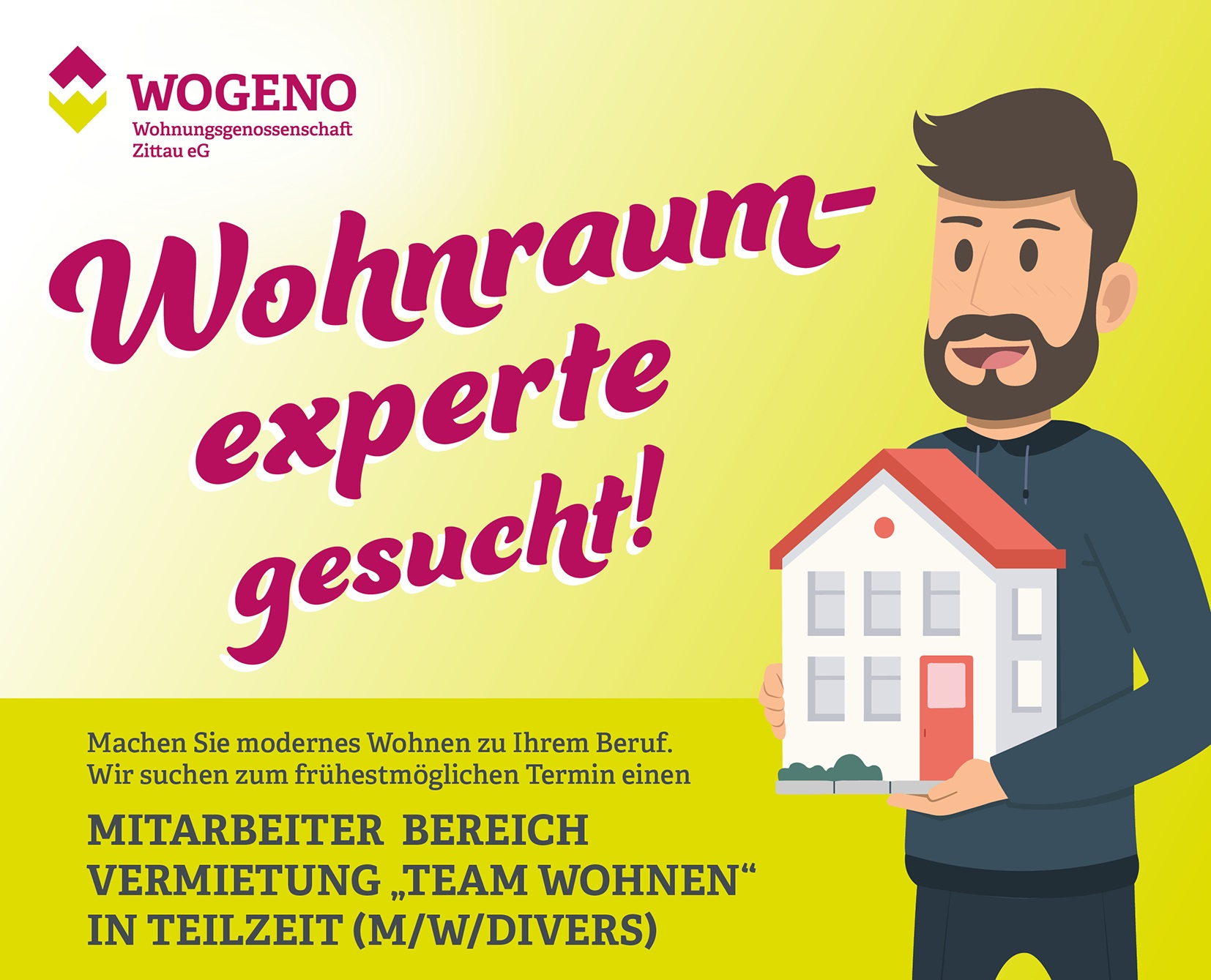 Bild zur Stelle Mitarbeiter (m/w/d) Vermietung "Team Wohnen"